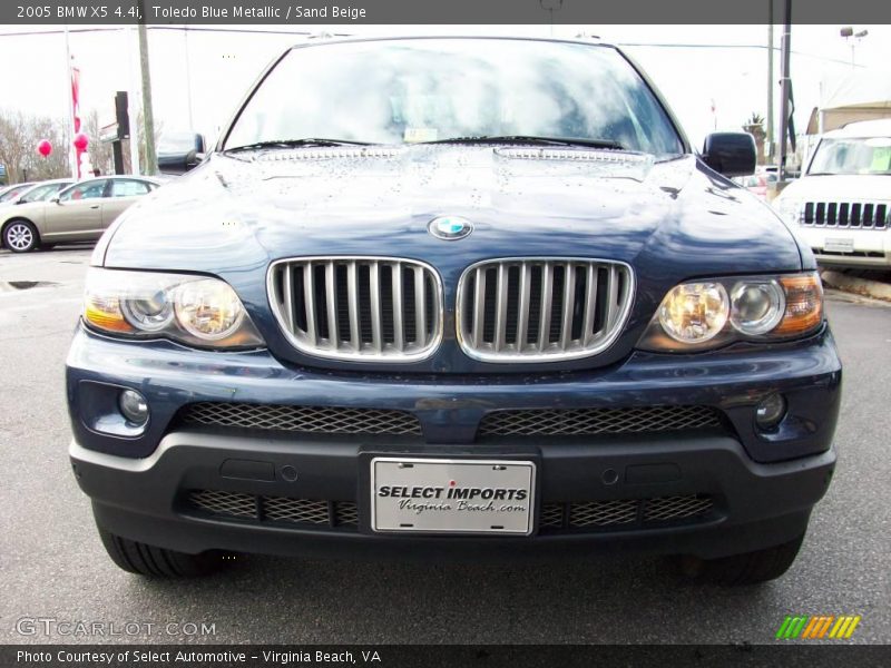 Toledo Blue Metallic / Sand Beige 2005 BMW X5 4.4i