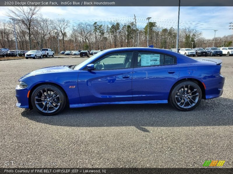 IndiGo Blue / Black Houndstooth 2020 Dodge Charger Scat Pack