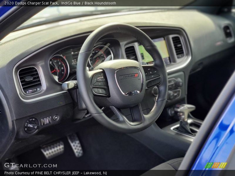 IndiGo Blue / Black Houndstooth 2020 Dodge Charger Scat Pack