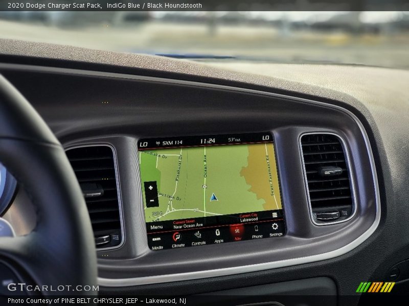 Navigation of 2020 Charger Scat Pack
