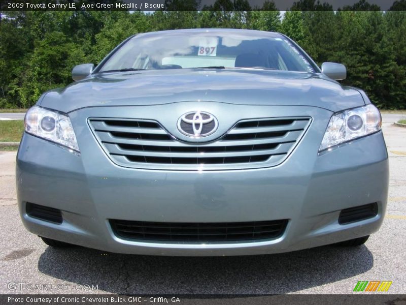 Aloe Green Metallic / Bisque 2009 Toyota Camry LE