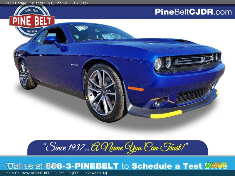 IndiGo Blue / Black 2020 Dodge Challenger R/T