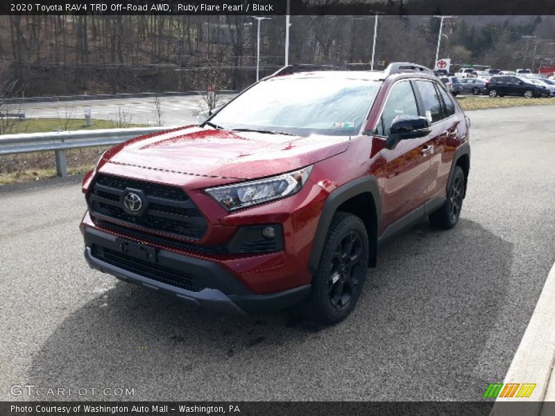 Ruby Flare Pearl / Black 2020 Toyota RAV4 TRD Off-Road AWD