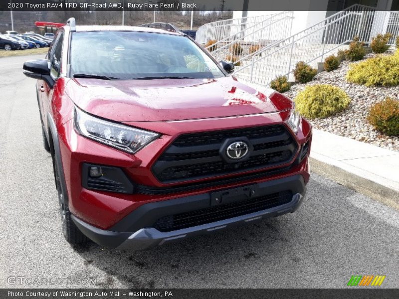 Ruby Flare Pearl / Black 2020 Toyota RAV4 TRD Off-Road AWD