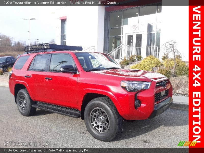 Barcelona Red Metallic / Graphite 2020 Toyota 4Runner Venture Edition 4x4