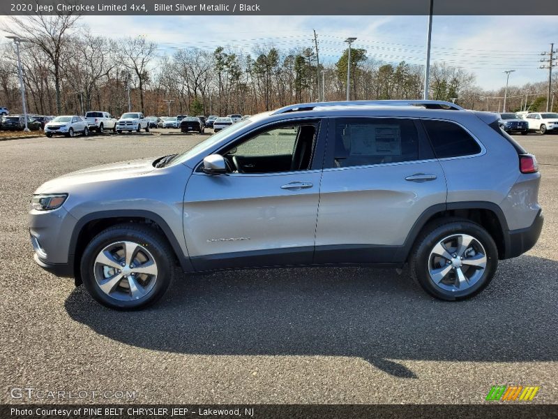 Billet Silver Metallic / Black 2020 Jeep Cherokee Limited 4x4
