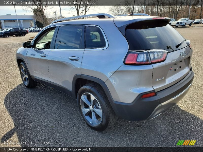 Billet Silver Metallic / Black 2020 Jeep Cherokee Limited 4x4