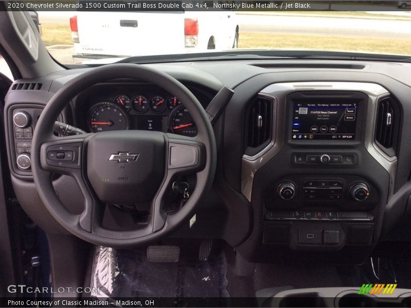 Northsky Blue Metallic / Jet Black 2020 Chevrolet Silverado 1500 Custom Trail Boss Double Cab 4x4