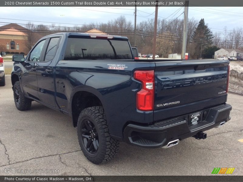 Northsky Blue Metallic / Jet Black 2020 Chevrolet Silverado 1500 Custom Trail Boss Double Cab 4x4