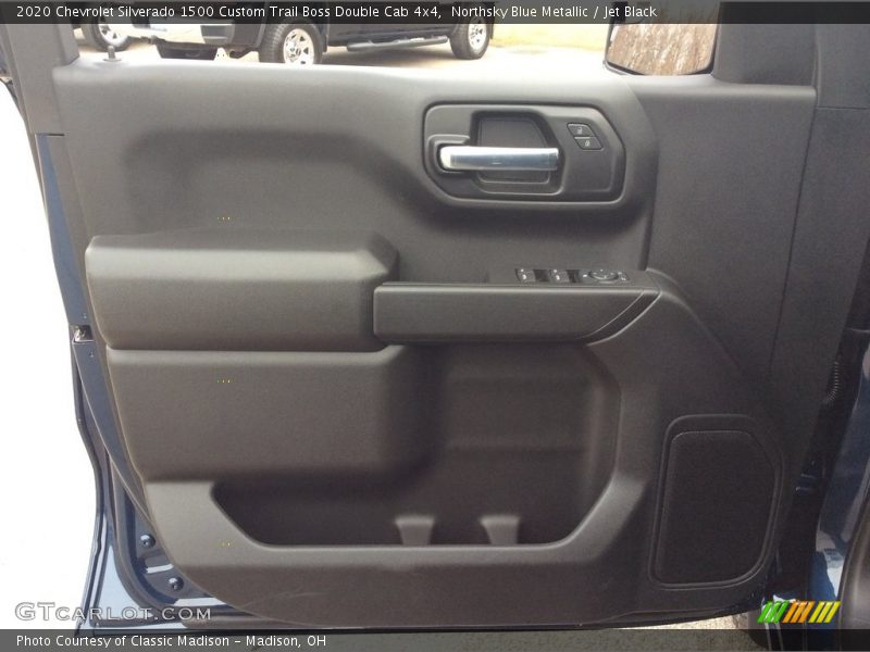 Northsky Blue Metallic / Jet Black 2020 Chevrolet Silverado 1500 Custom Trail Boss Double Cab 4x4