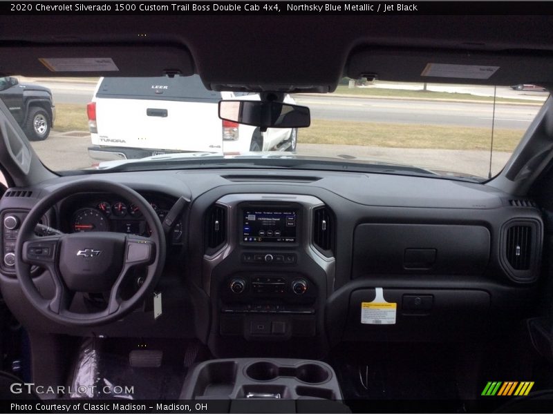 Northsky Blue Metallic / Jet Black 2020 Chevrolet Silverado 1500 Custom Trail Boss Double Cab 4x4