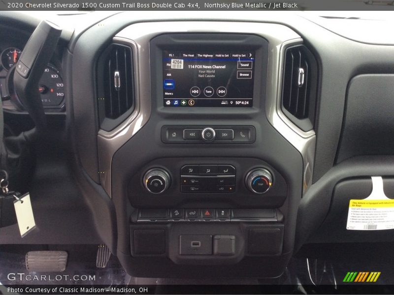 Northsky Blue Metallic / Jet Black 2020 Chevrolet Silverado 1500 Custom Trail Boss Double Cab 4x4