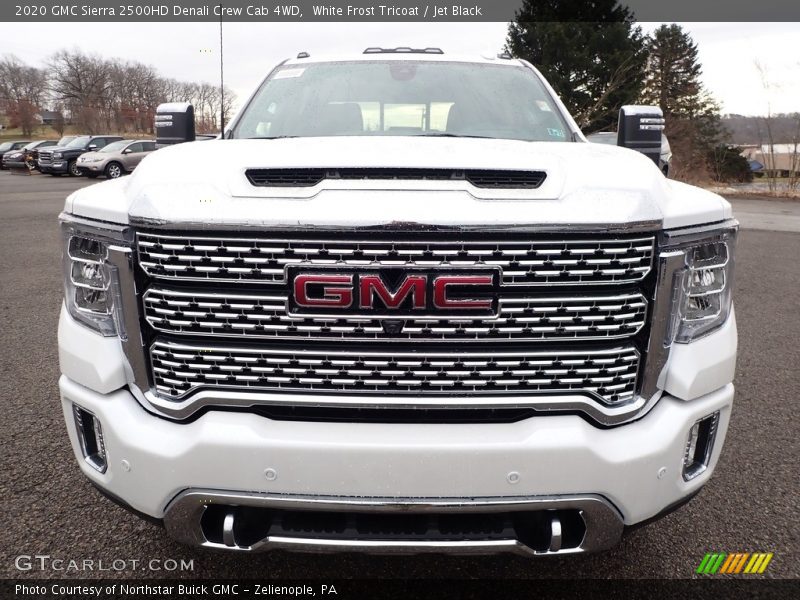 White Frost Tricoat / Jet Black 2020 GMC Sierra 2500HD Denali Crew Cab 4WD
