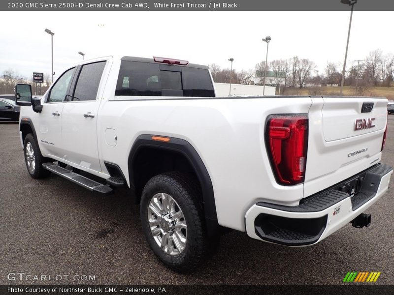 White Frost Tricoat / Jet Black 2020 GMC Sierra 2500HD Denali Crew Cab 4WD