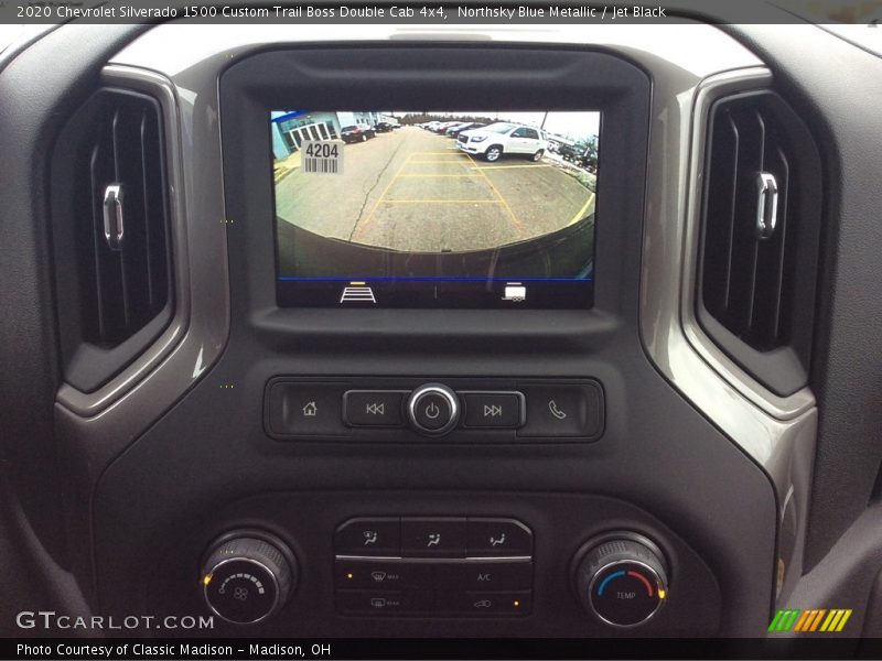Northsky Blue Metallic / Jet Black 2020 Chevrolet Silverado 1500 Custom Trail Boss Double Cab 4x4