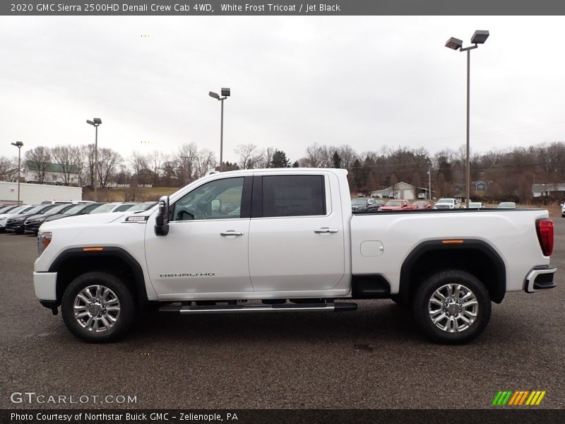 White Frost Tricoat / Jet Black 2020 GMC Sierra 2500HD Denali Crew Cab 4WD
