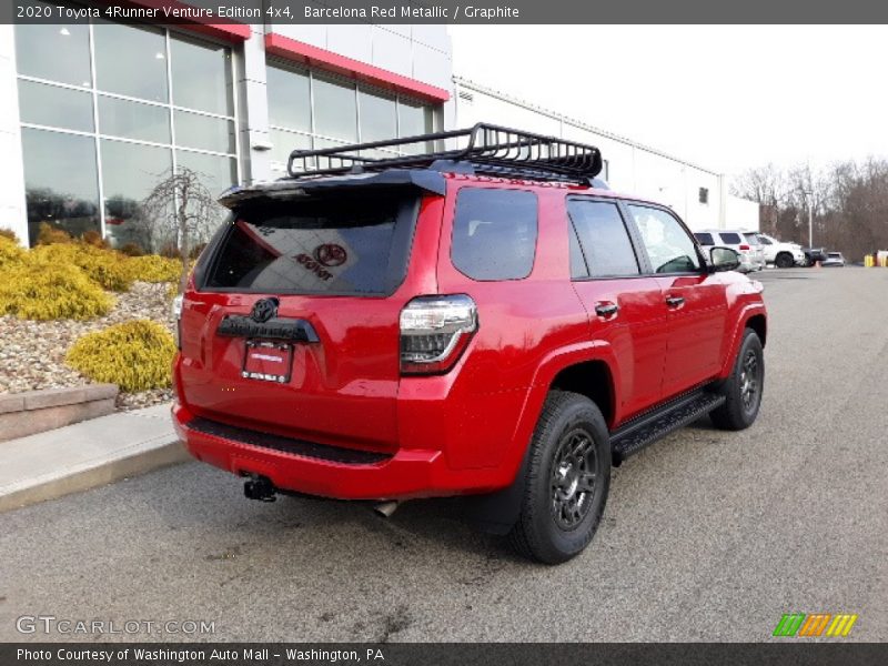 Barcelona Red Metallic / Graphite 2020 Toyota 4Runner Venture Edition 4x4