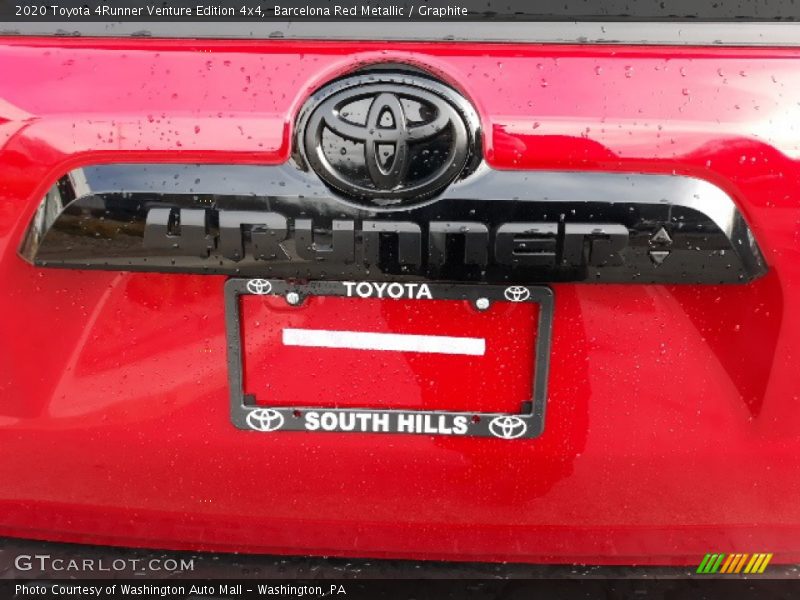 Barcelona Red Metallic / Graphite 2020 Toyota 4Runner Venture Edition 4x4
