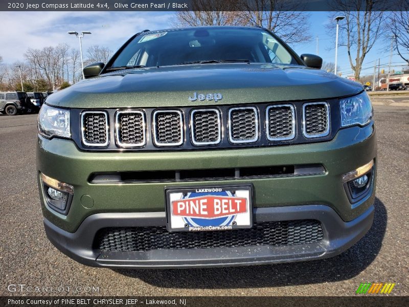 Olive Green Pearl / Black 2020 Jeep Compass Latitude 4x4