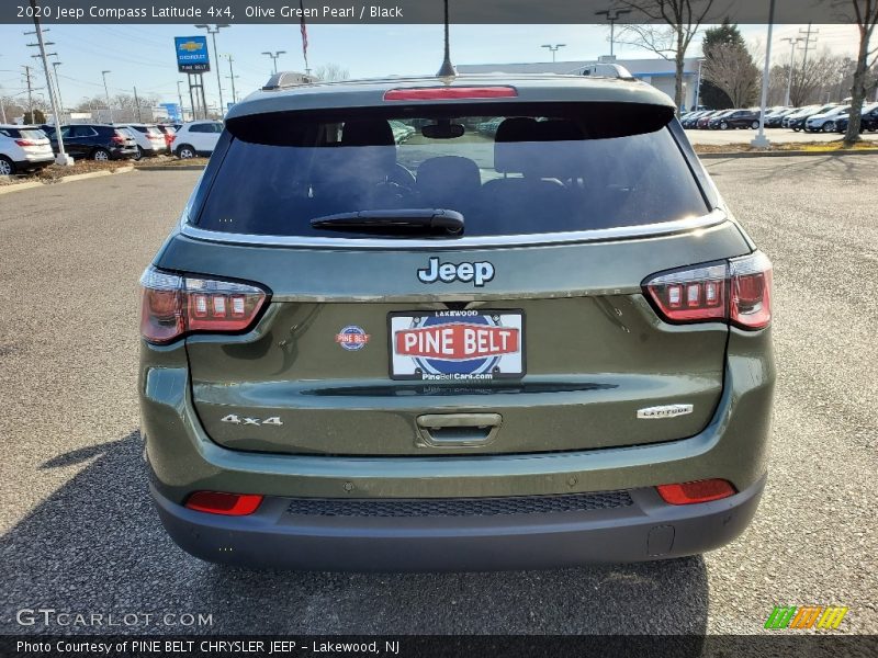 Olive Green Pearl / Black 2020 Jeep Compass Latitude 4x4