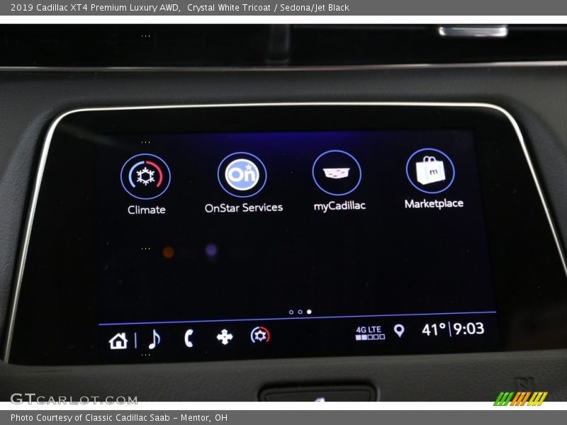 Crystal White Tricoat / Sedona/Jet Black 2019 Cadillac XT4 Premium Luxury AWD