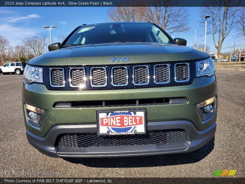 Olive Green Pearl / Black 2020 Jeep Compass Latitude 4x4