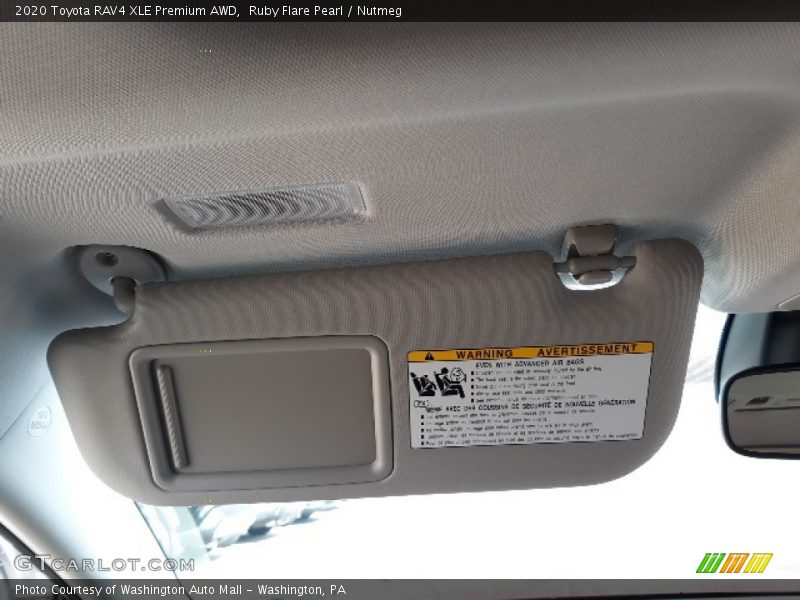 Ruby Flare Pearl / Nutmeg 2020 Toyota RAV4 XLE Premium AWD