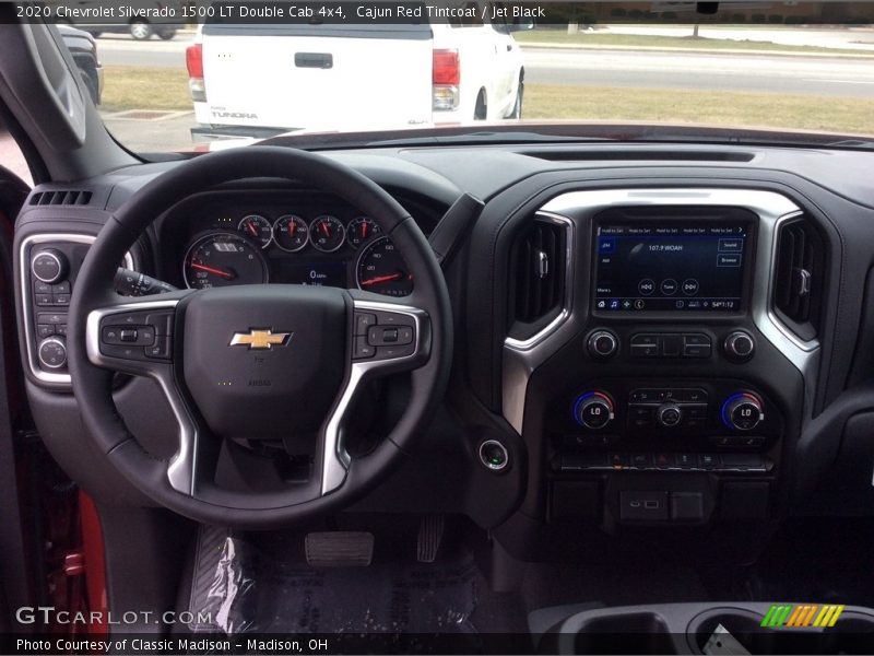 Cajun Red Tintcoat / Jet Black 2020 Chevrolet Silverado 1500 LT Double Cab 4x4