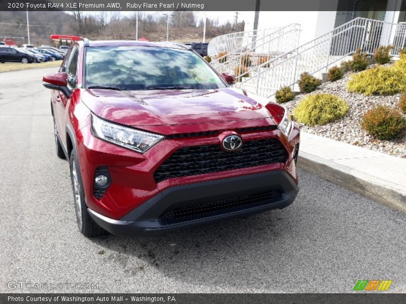 Ruby Flare Pearl / Nutmeg 2020 Toyota RAV4 XLE Premium AWD