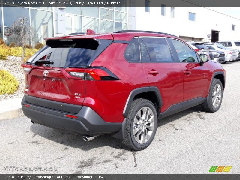 Ruby Flare Pearl / Nutmeg 2020 Toyota RAV4 XLE Premium AWD