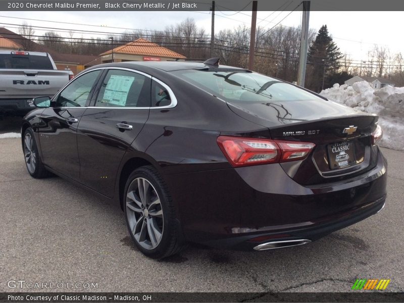 Black Cherry Metallic / Jet Black 2020 Chevrolet Malibu Premier
