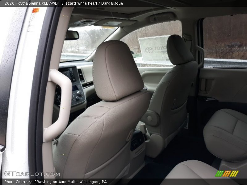 Blizzard White Pearl / Dark Bisque 2020 Toyota Sienna XLE AWD