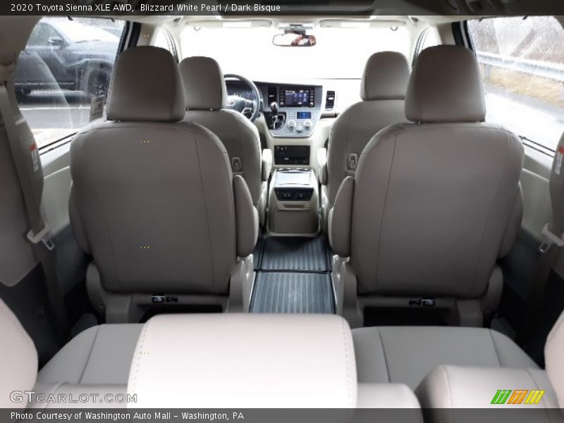 Blizzard White Pearl / Dark Bisque 2020 Toyota Sienna XLE AWD