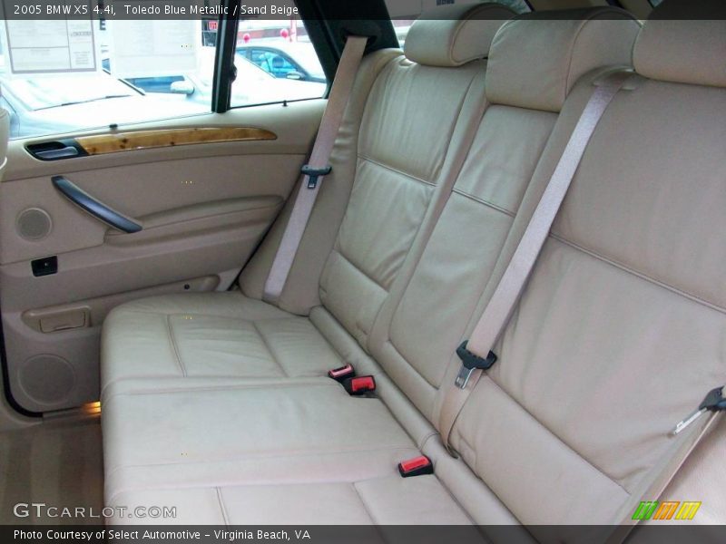 Toledo Blue Metallic / Sand Beige 2005 BMW X5 4.4i