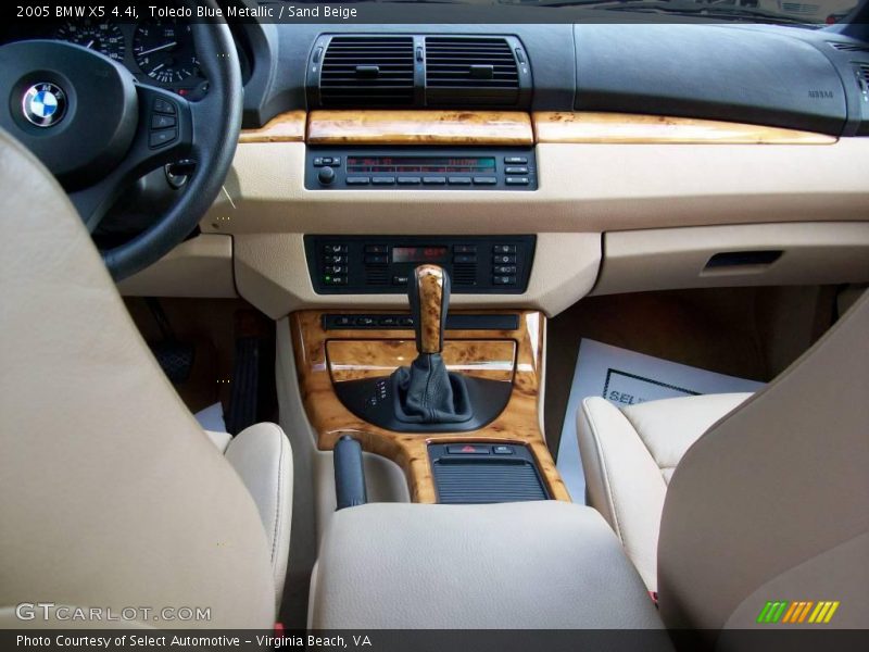 Toledo Blue Metallic / Sand Beige 2005 BMW X5 4.4i