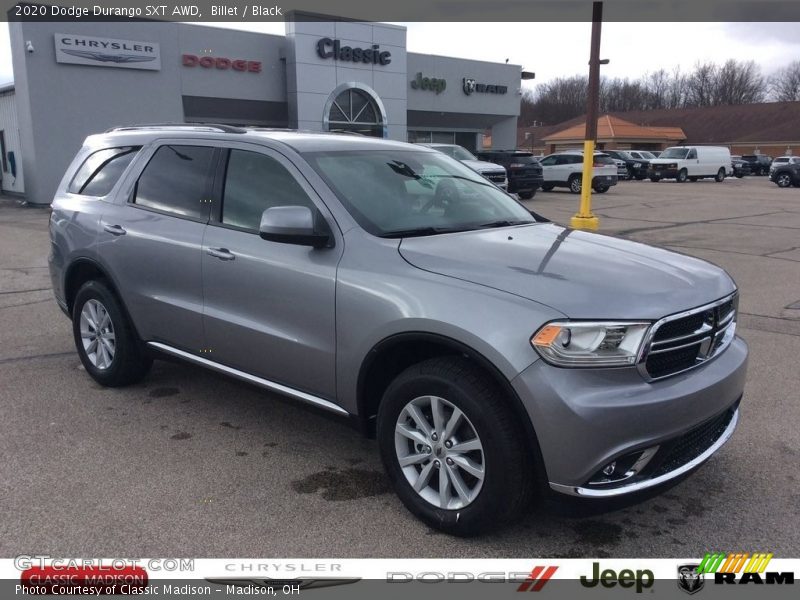 Billet / Black 2020 Dodge Durango SXT AWD
