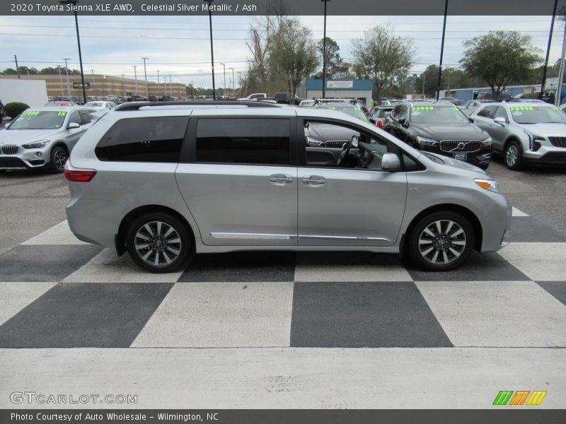 Celestial Silver Metallic / Ash 2020 Toyota Sienna XLE AWD