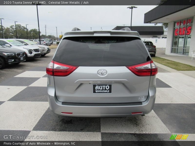 Celestial Silver Metallic / Ash 2020 Toyota Sienna XLE AWD