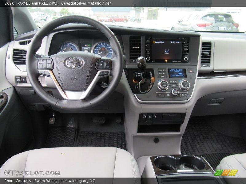 Celestial Silver Metallic / Ash 2020 Toyota Sienna XLE AWD