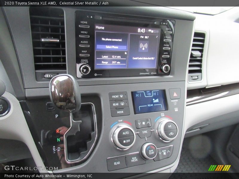 Celestial Silver Metallic / Ash 2020 Toyota Sienna XLE AWD