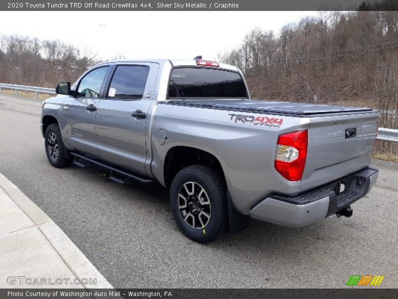 Silver Sky Metallic / Graphite 2020 Toyota Tundra TRD Off Road CrewMax 4x4