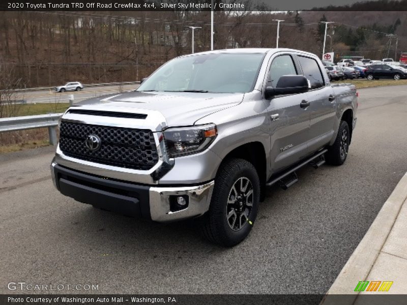 Silver Sky Metallic / Graphite 2020 Toyota Tundra TRD Off Road CrewMax 4x4