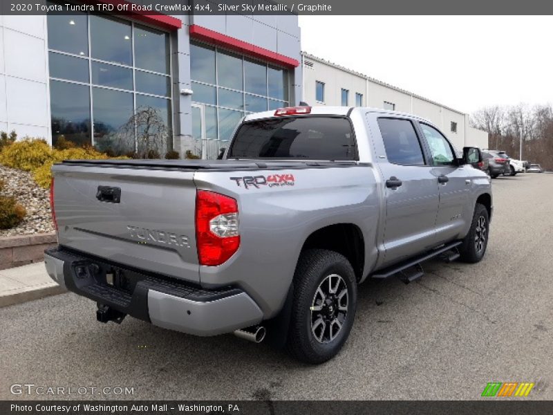 Silver Sky Metallic / Graphite 2020 Toyota Tundra TRD Off Road CrewMax 4x4
