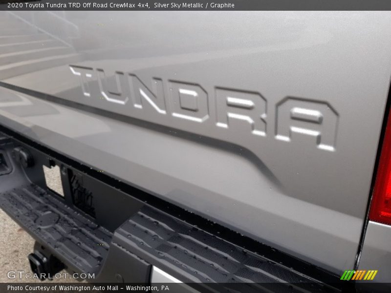 Silver Sky Metallic / Graphite 2020 Toyota Tundra TRD Off Road CrewMax 4x4