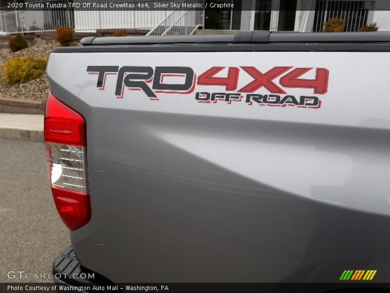 Silver Sky Metallic / Graphite 2020 Toyota Tundra TRD Off Road CrewMax 4x4