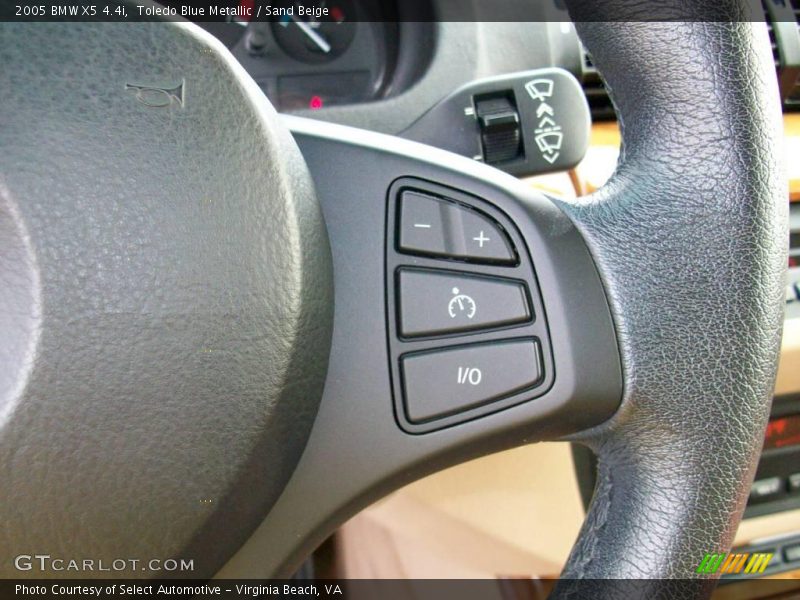 Toledo Blue Metallic / Sand Beige 2005 BMW X5 4.4i