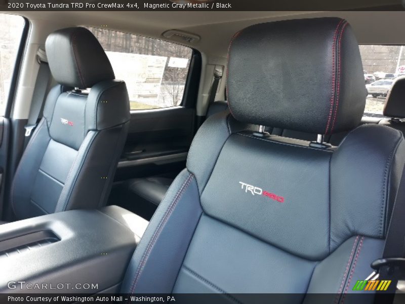 Front Seat of 2020 Tundra TRD Pro CrewMax 4x4