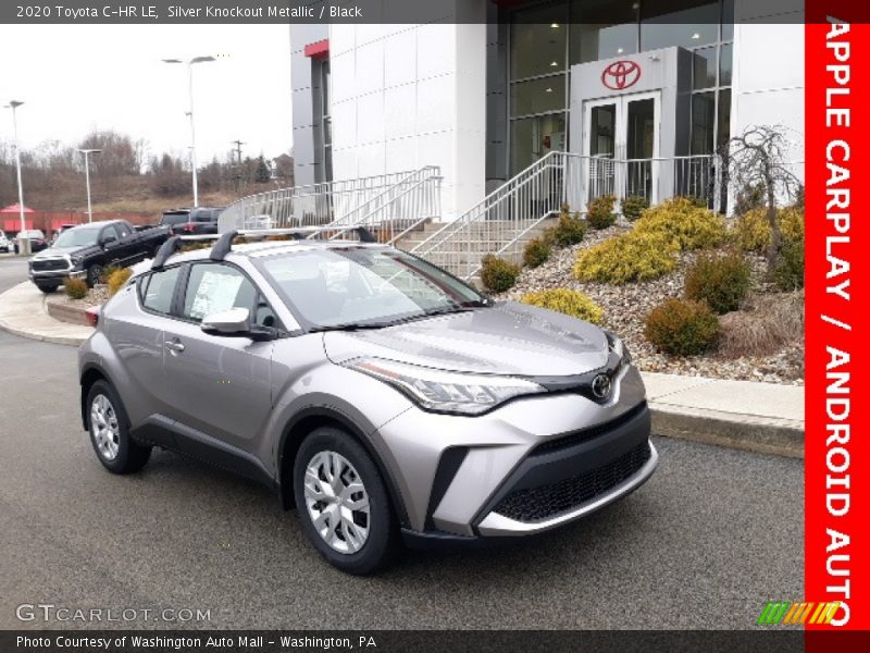 Silver Knockout Metallic / Black 2020 Toyota C-HR LE