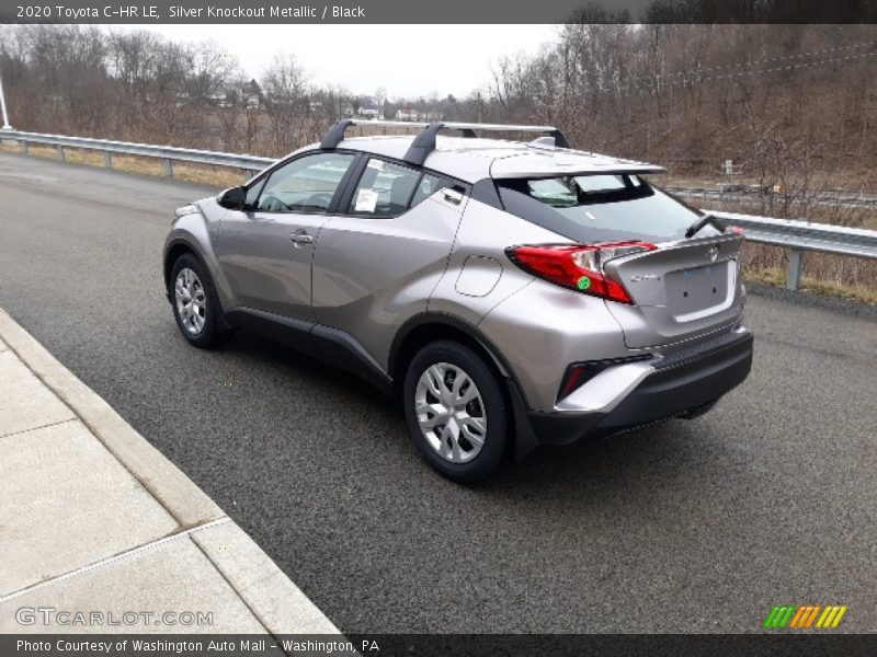 Silver Knockout Metallic / Black 2020 Toyota C-HR LE