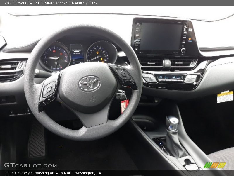 Silver Knockout Metallic / Black 2020 Toyota C-HR LE